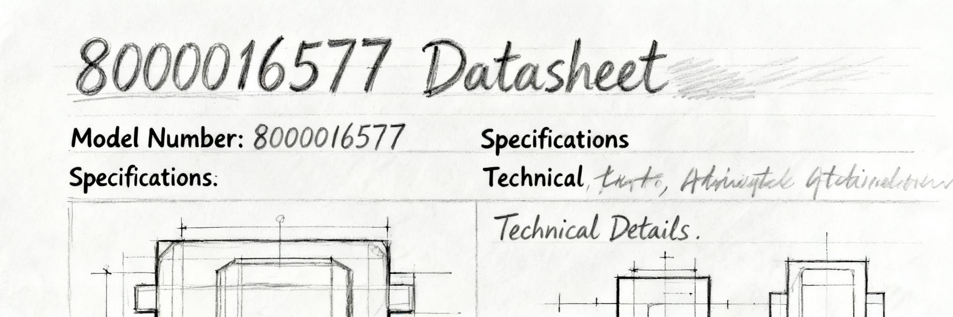8000016577 Parts Analysis: Datasheet, Cross-Refs & Specs